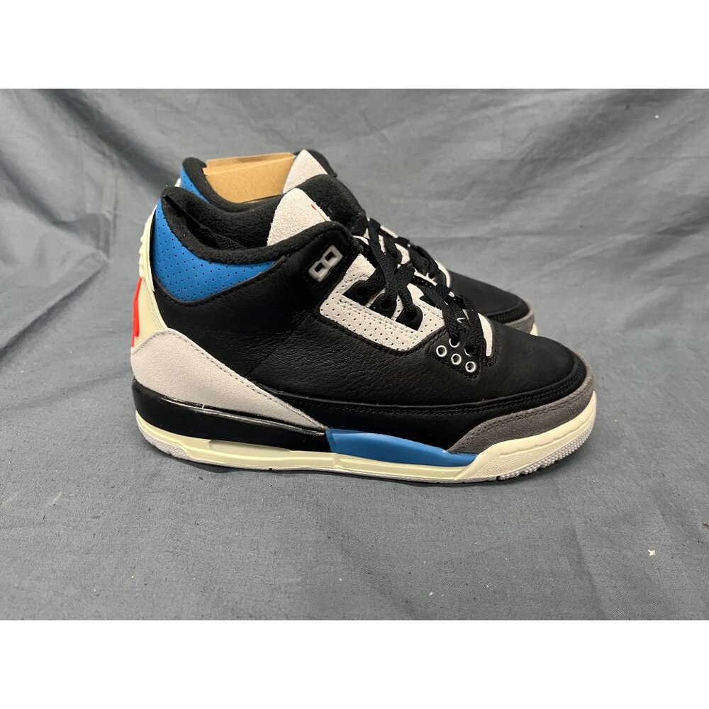 Nike Boys Air Jordan 3 Retro OG (GS) Sneakers Black Size 4 NEW NO BOX! - Picture 9 of 11